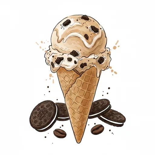 coffee oreo ice cream