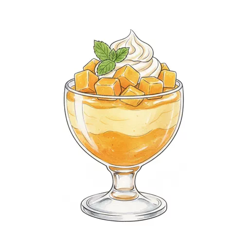 mango mousse