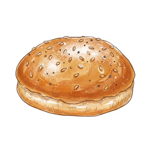 wheat hamburger roll