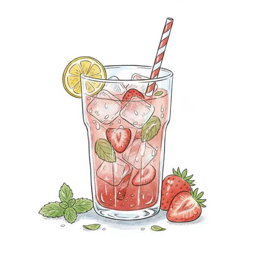 strawberry iced tea