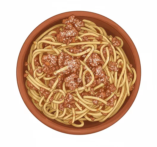 spaghetti with sauce