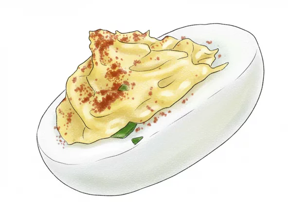 deviled eggs