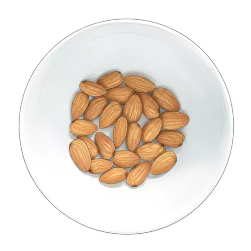 unsalted almonds
