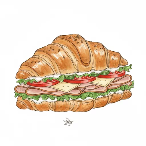 croissant sandwich
