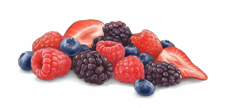 frozen mixed berries