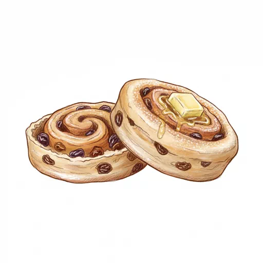 cinnamon raisin english muffin
