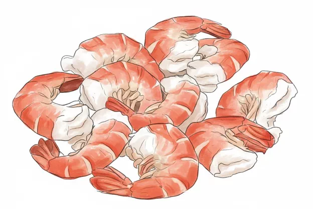 boiled shrimp
