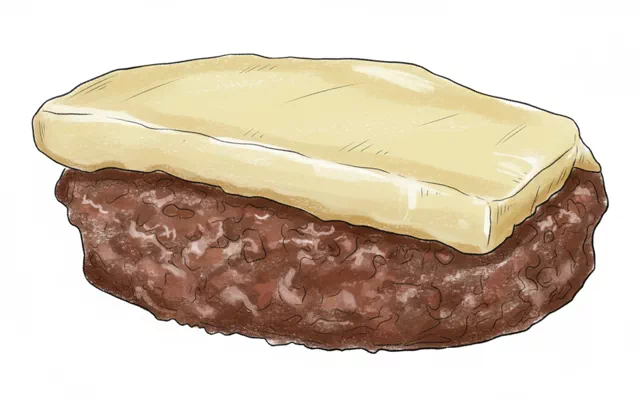 cheeseburger no bun