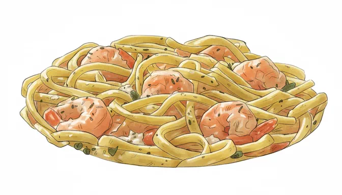 shrimp alfredo