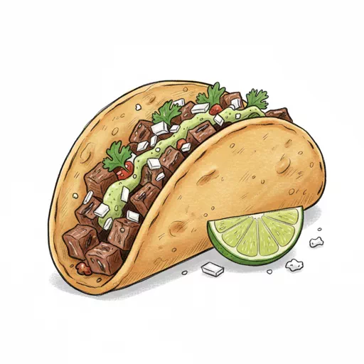 carne asada taco