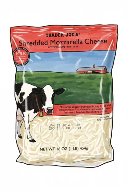 shredded mozzarella