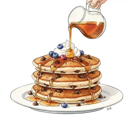 chocolate chip pancakes
