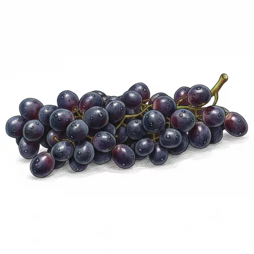 black grapes