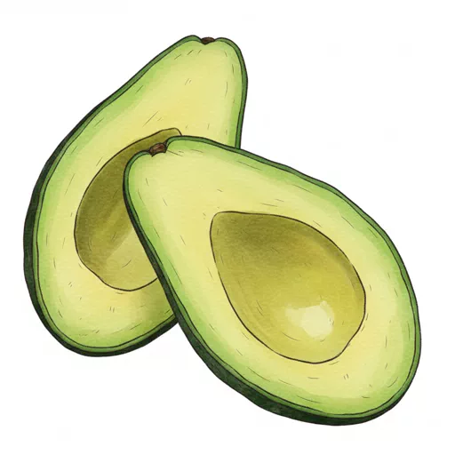 whole avocado