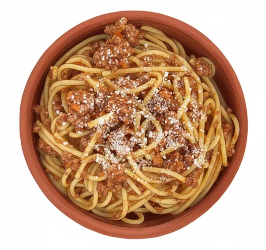 spaghetti and meat sauce