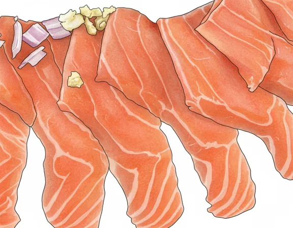 smoked salmon