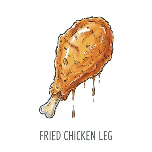 fried chicken leg
