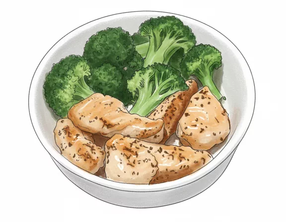 chinese chicken and broccoli