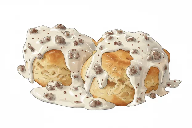 biscuit and gravy