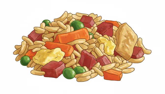 combination fried rice