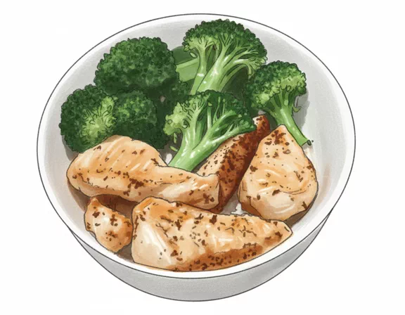 chinese chicken with broccoli