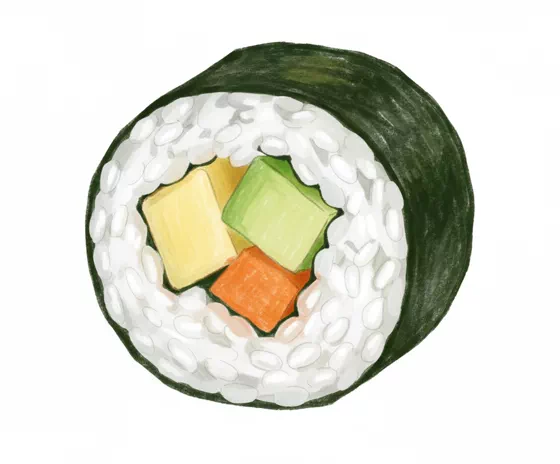 california sushi roll