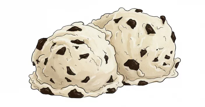 chocolate chip ice cream