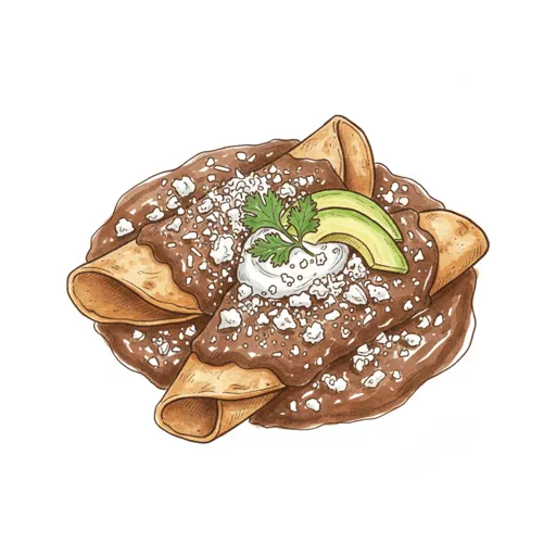 enfrijoladas