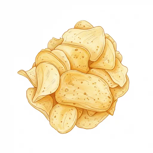 baked potato chips