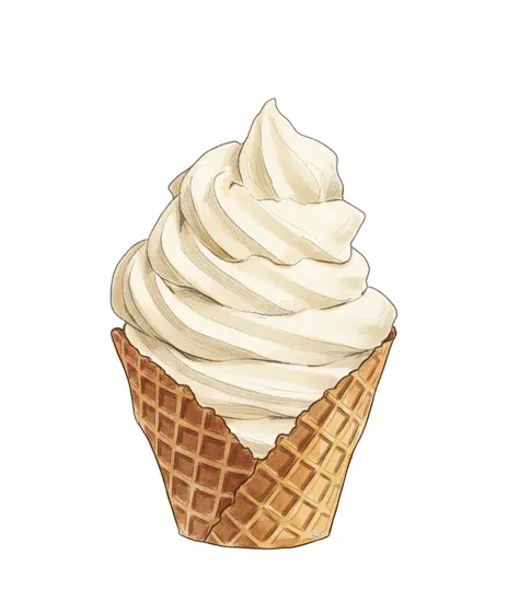 soft serve ice cream