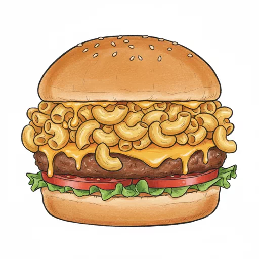 mac and cheese burger